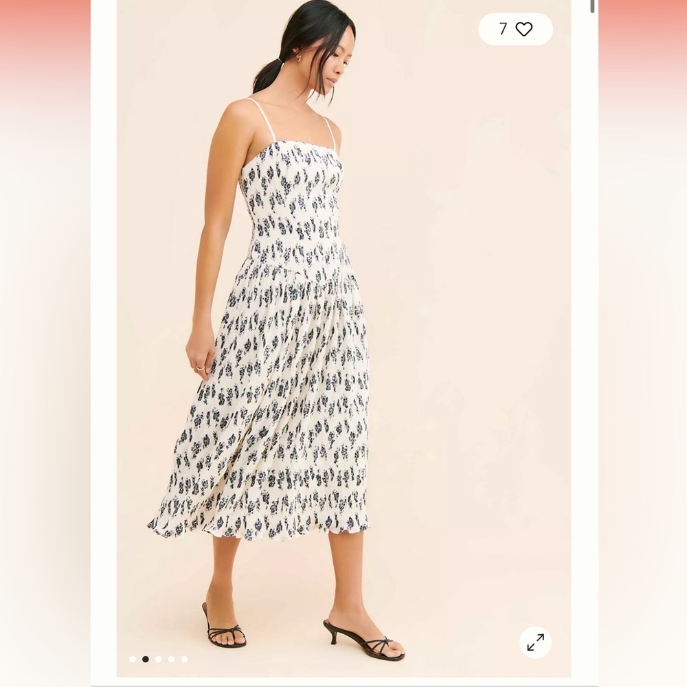 Hutch Plissé Floral Dress